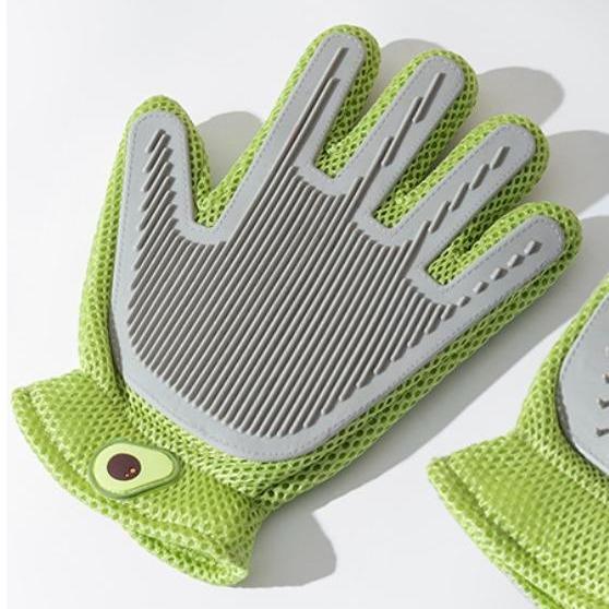 2-in-1 Pet Grooming Gloves & Brushes For Cats And Dogs High-Efficiency