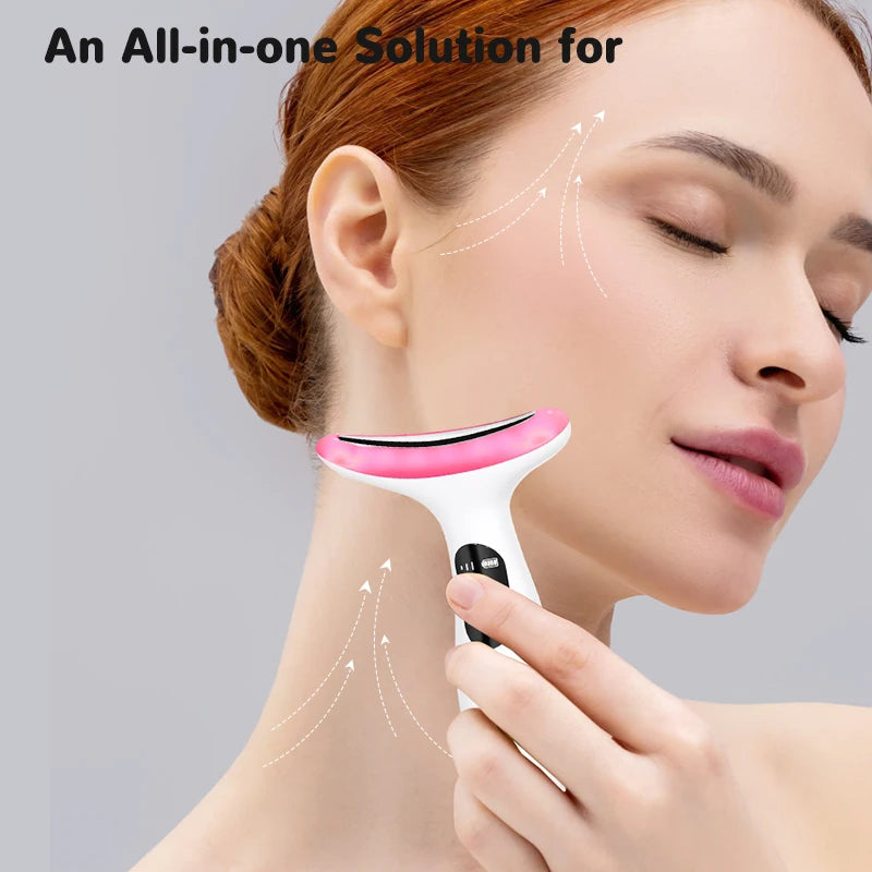 7Color Neck Face Massager Facial Massager Tool for Skin Care at