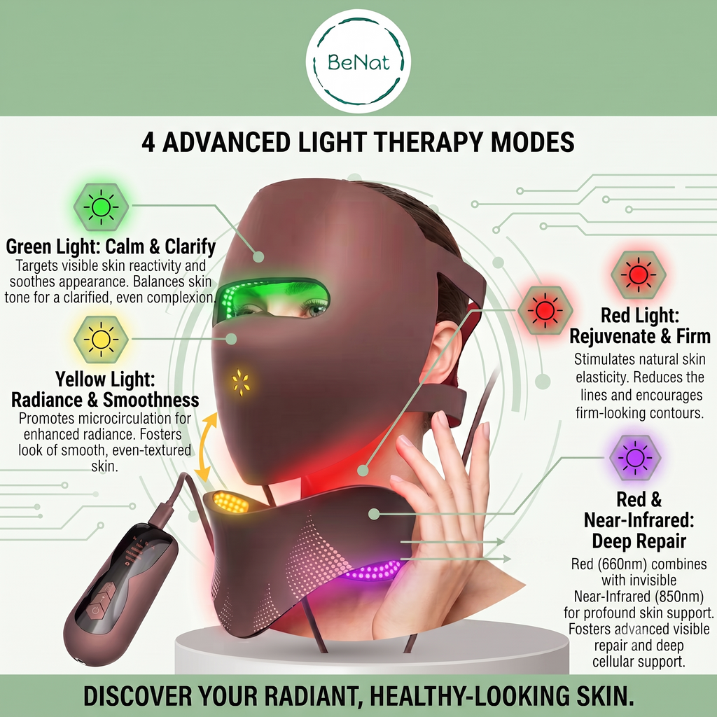 3D Phototherapy Anti-Aging Mask & Tachyphoton Neck Sculpting System