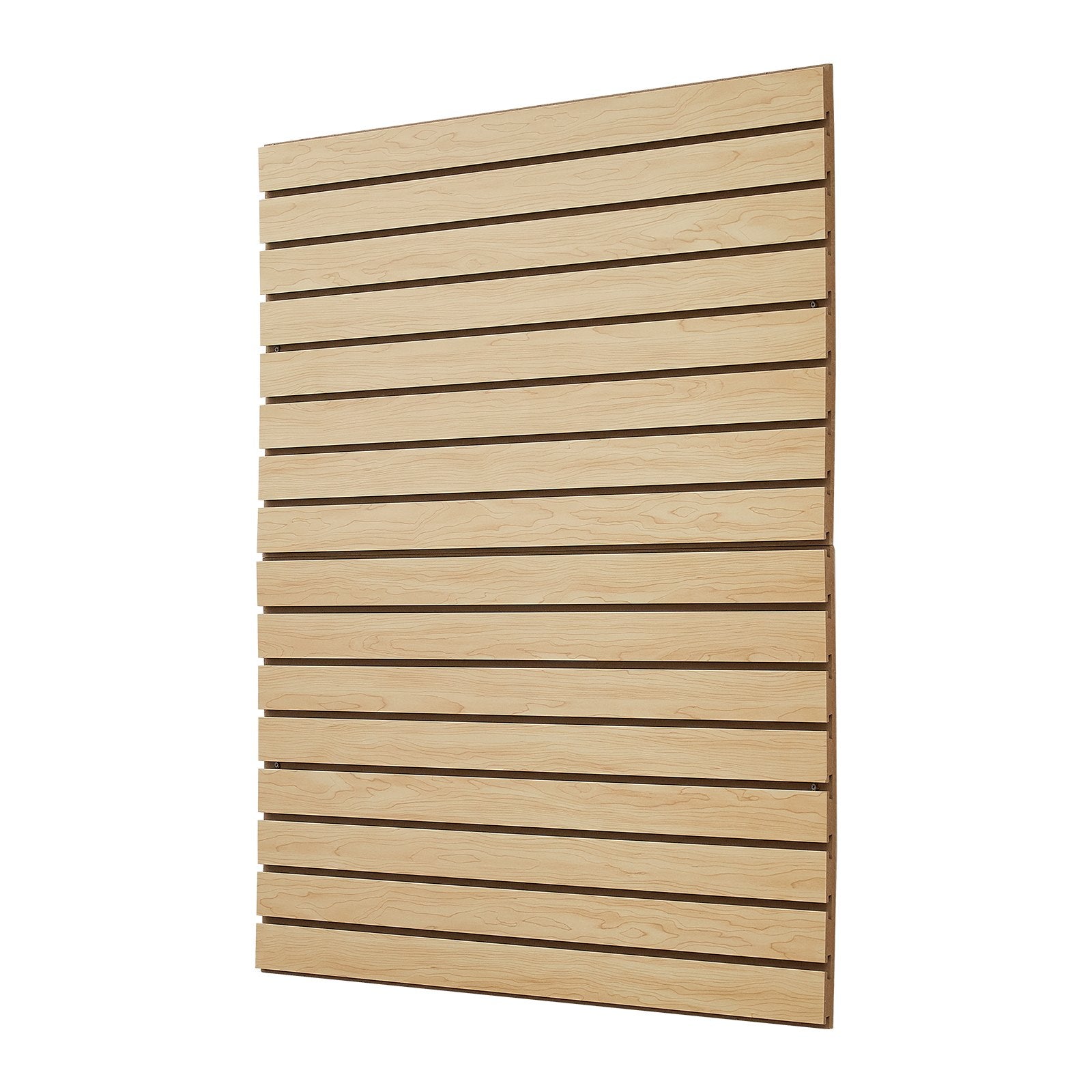 Slat Wall Paneling, 4 x 4ft, MDF Garage Slatwall with Modular Design,
