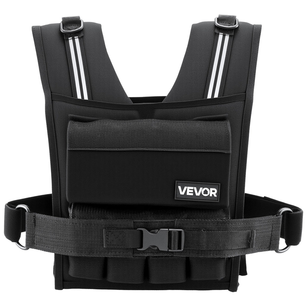 Adjustable Weighted Vest, Body Weight Vest with Iron Weights, Shoulder