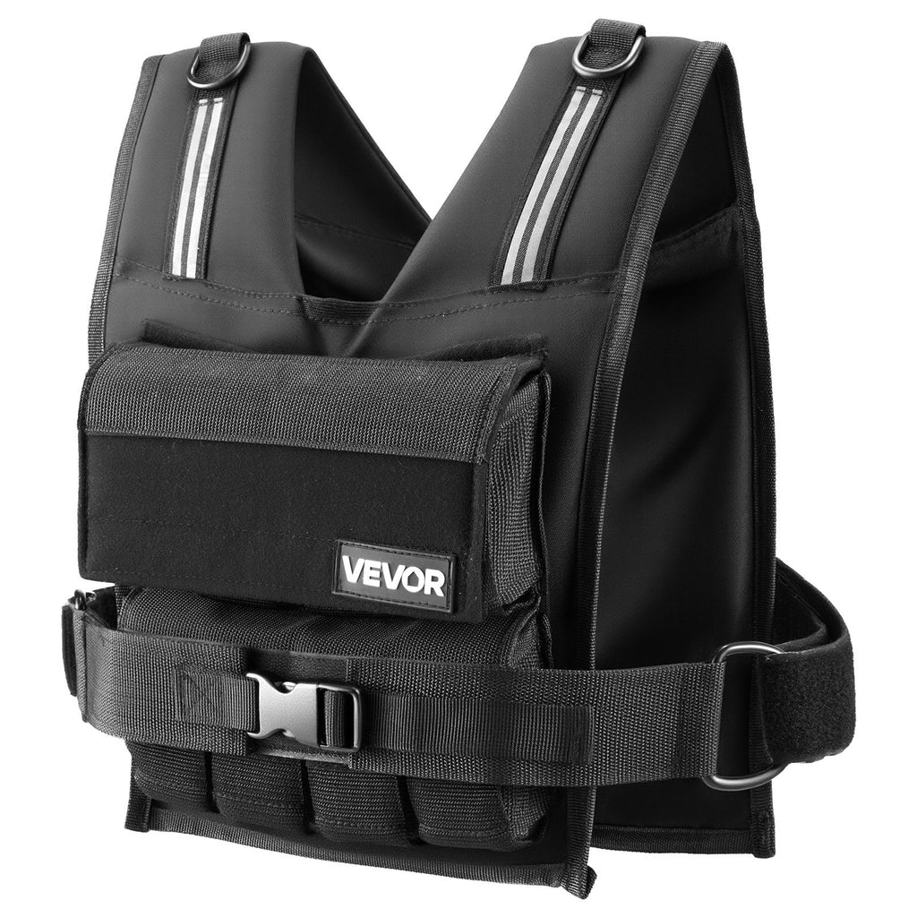 Adjustable Weighted Vest, Body Weight Vest with Iron Weights, Shoulder