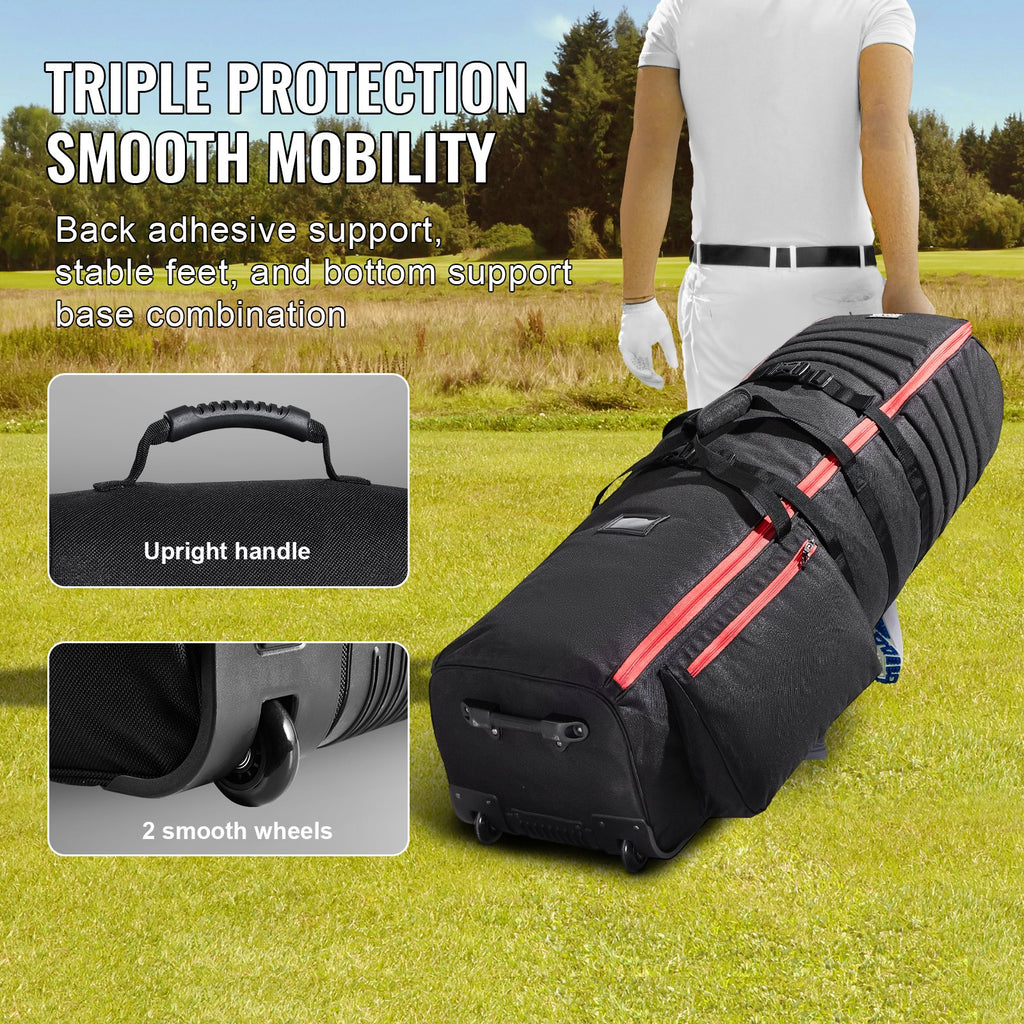 Golf Travel Bag, Outdoors Soft-Sided Golf Travel Cover, Heavy Duty