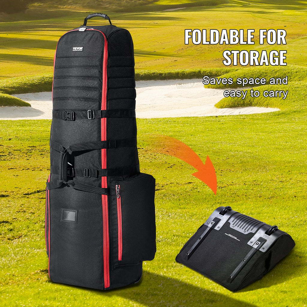 Golf Travel Bag, Outdoors Soft-Sided Golf Travel Cover, Heavy Duty